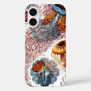 Coques iPhone 16 Poisson vintage par Ernst Haeckel, Discomedusae