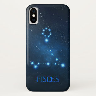 Coque iPhone X Poissons Constellation Zodiac   Astrologie