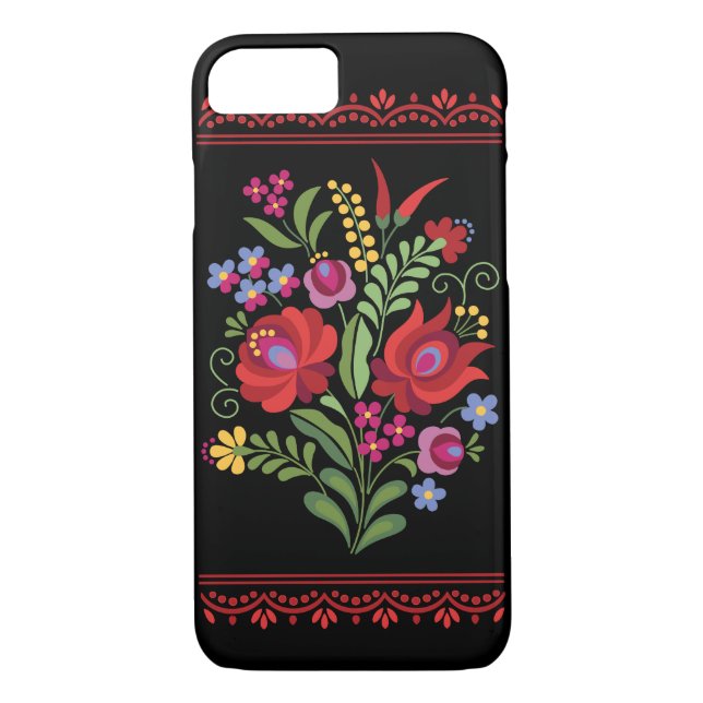 Coques Case-Mate iPhone Poivrons Rouges Hongrois Conception Folk (Dos)