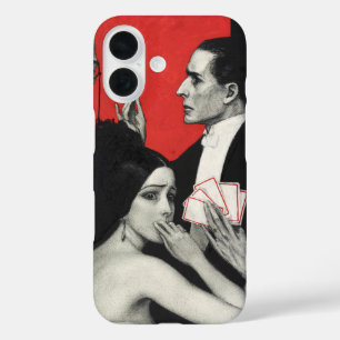 Coques iPhone 16 Poker Benda Art Mystère Noir Art Déco Vintage