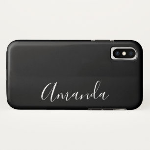 Case-Mate iPhone Case Police de caractères Script Tendance (Noir)