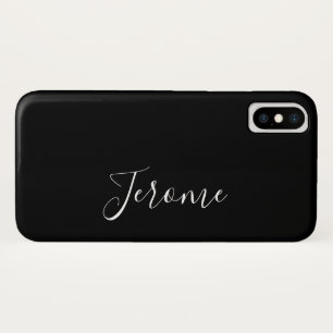 Case-Mate iPhone Case Police de script tendance (noir)
