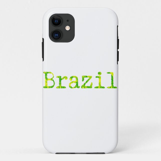 Coques Case-Mate iPhone Police verte et jaune du Brésil (Dos)