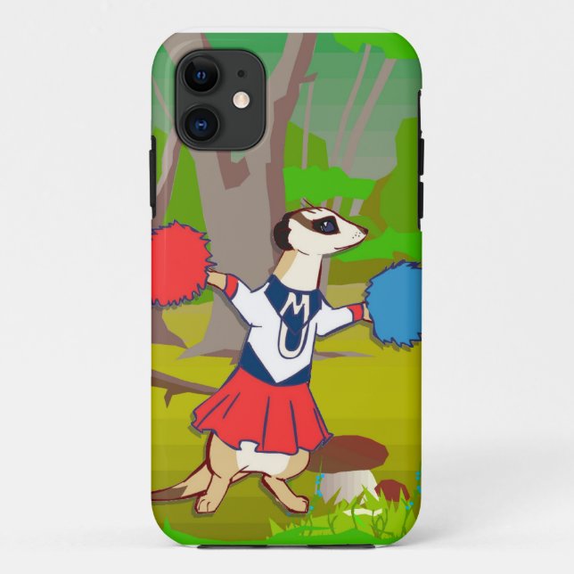 Coques Case-Mate iPhone Pom-pom girl de Meerkat (Dos)