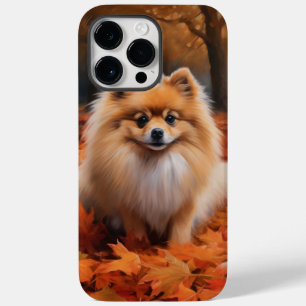 Coque Pour Pour iPhone 14 Pro Max Poméranie en automne Feuilles Automne Inspire