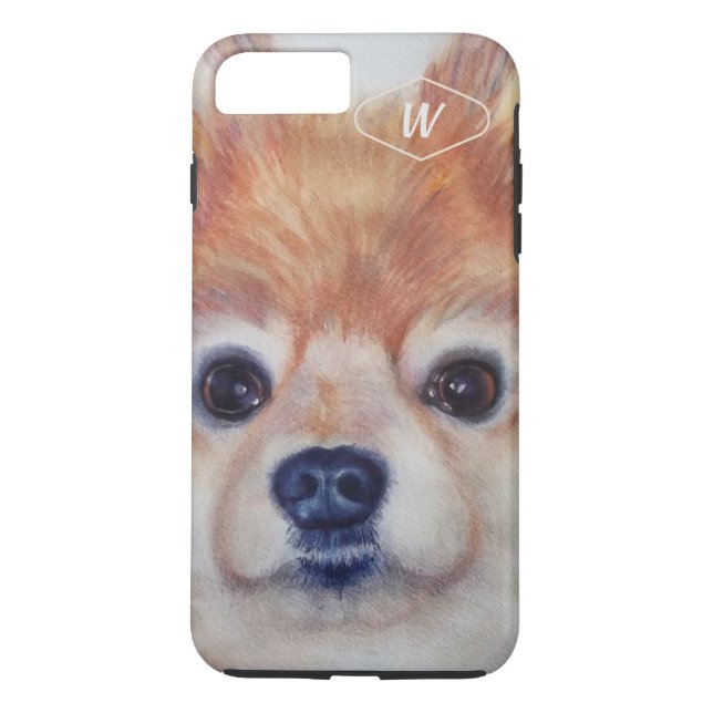 COQUES Case-Mate iPhone POMERANIEN DOUX OR (Dos)