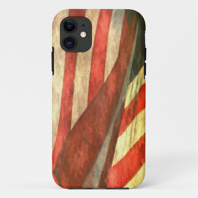 Coques Case-Mate iPhone Pomme Drapeau Américain (Dos)