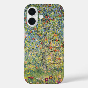 Coques iPhone 16 Pommier par Gustav Klimt, Art Nouveau Vintage