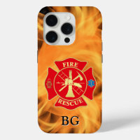 Pompier Croix Maltese Secourt feu flamme