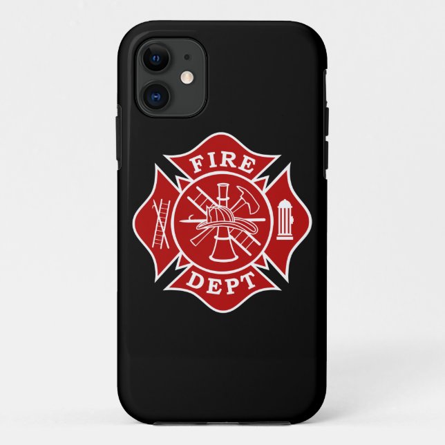 Coques Case-Mate iPhone Pompier Maltese Cross Phone Case (Dos)