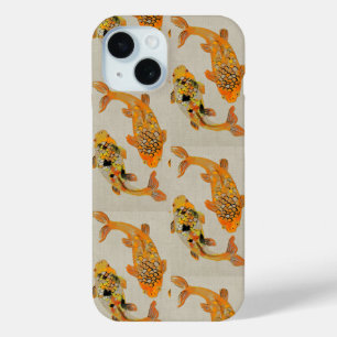 Coque Pour iPhone 15 Pond de poisson d'or