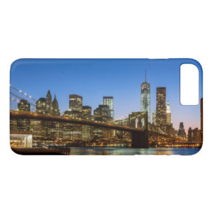 Coques Pour iPhone Pont de Manhattan et de Brooklyn au crépuscule