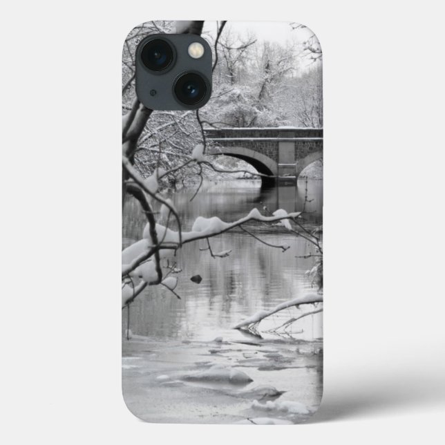 Coques Case-Mate iPhone Pont de voûte au-dessus de rivière congelée en (Verso)