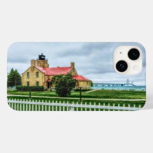 Coque Pour iPhone 14 Pont Mackinac