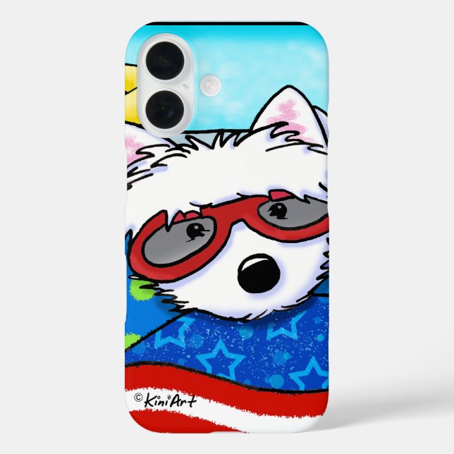 Coques Case-Mate iPhone Poolboy Westie (Verso)