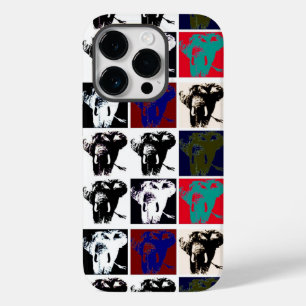 Coque Pour iPhone 14 Pro Pop Art Elephants