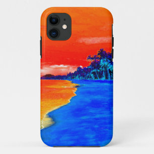 Etui iPhone Case-Mate Pop Art Plage Exotique Palmiers