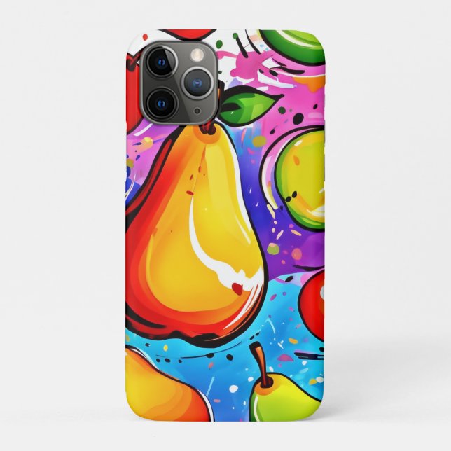 Coques Case-Mate iPhone Pop Art Poires (Dos)