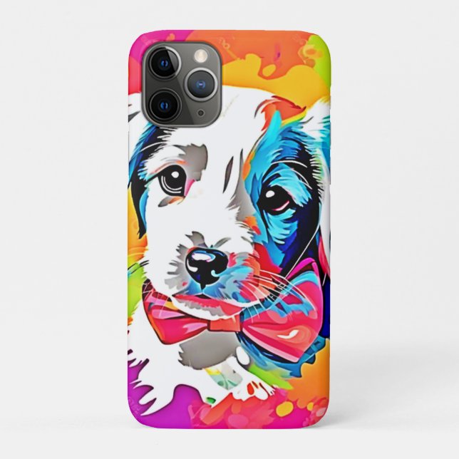 Coques Case-Mate iPhone Pop Art Puppy (Dos)