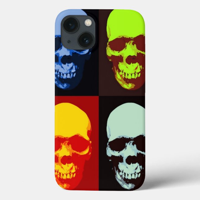 Coques Case-Mate iPhone Pop Art Skull (Verso)