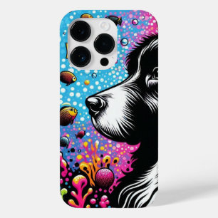 COQUE POUR iPhone 14 PRO POP ART TRUFFLE AIME LES POISSONS