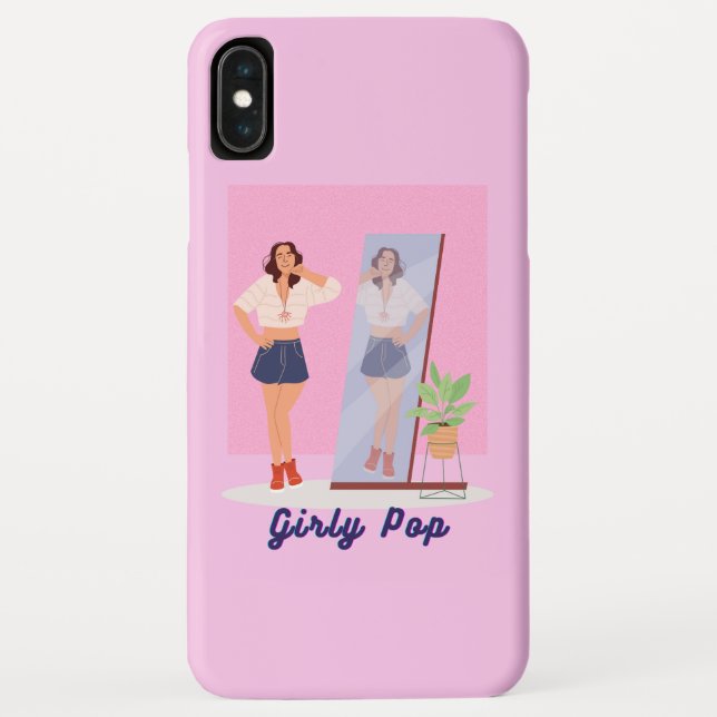Coques Case-Mate iPhone Pop girly - rose (Dos)