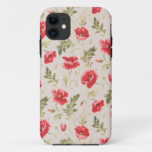 Coques Case-Mate iPhone Poppies (Dos)