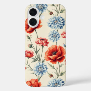 Coques iPhone 16 Poppy et Dahlia