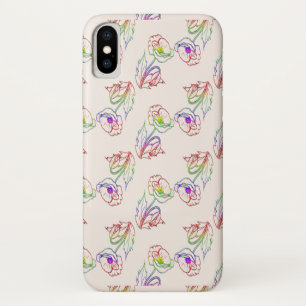 Case-Mate iPhone Case Poppyes motif floral. Coquelicot.