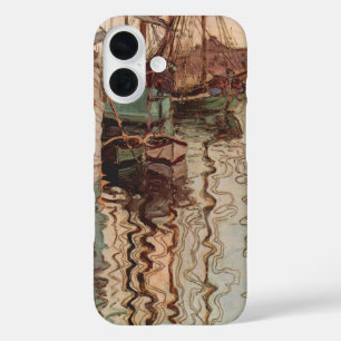 Coques iPhone 16 Port de Trieste par Egon Schiele, Art Vintage