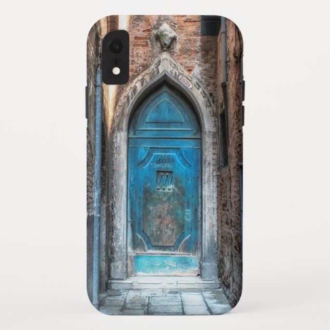 Coques Case-Mate iPhone Porte bleue à Venise Italie Photo (Dos)