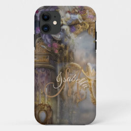 Case-Mate iPhone Case Porte d'or céleste monogramme, Or Texte