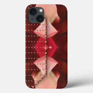 Etui iPhone 13 Porte-monnaie rose