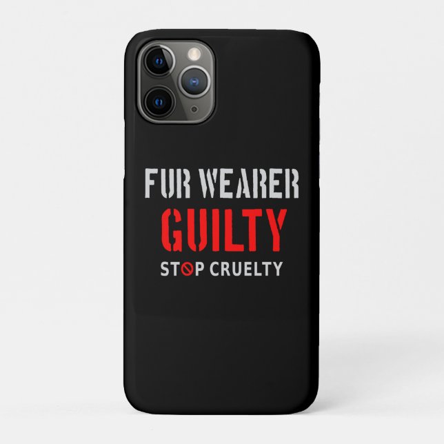 Coques Case-Mate iPhone Porteur de fourrure coupable (Dos)