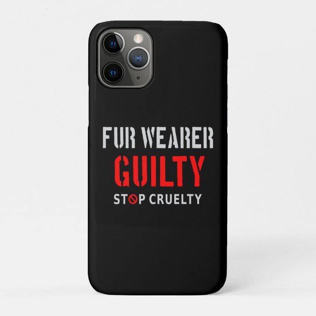 Coques Case-Mate iPhone Porteur de fourrure coupable (Dos)