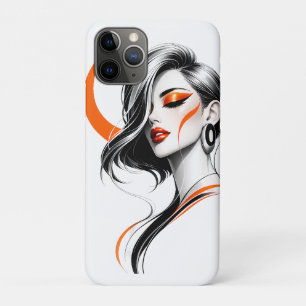 Case-Mate iPhone Case Portrait d'art de femme moderne de luxe