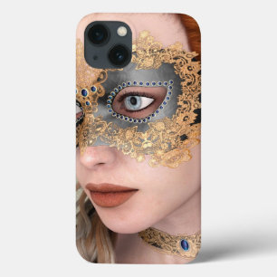 Coques Pour iPhone Portrait d'Art Masqué Vénitien Élégant