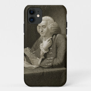 Etui iPhone Case-Mate Portrait de Benjamin Franklin, gravé par Thomas