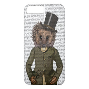 Coques Pour iPhone Portrait de cavalier de hérisson