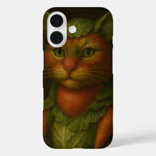 Coques iPhone 16 Portrait de chat Renaissance