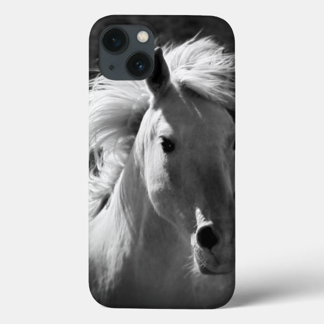 Coques Case-Mate iPhone Portrait de cheval V (Verso)