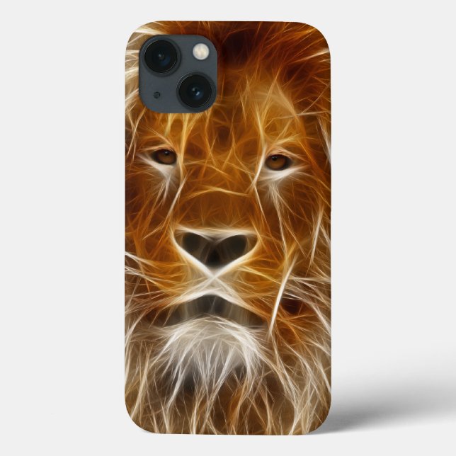 Coques Case-Mate iPhone Portrait de Lion (Verso)