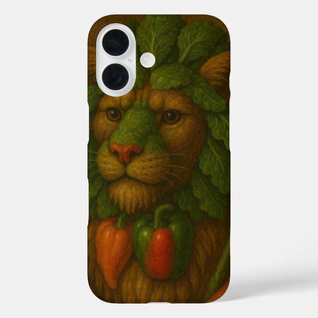 Coques Case-Mate iPhone Portrait de Lion Renaissance (Verso)