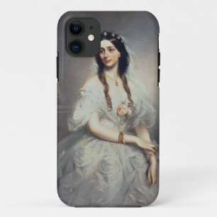 Coque Case-Mate Pour iPhone Portrait de Mme C.W.Stoughton (d.1907), Trois-quar