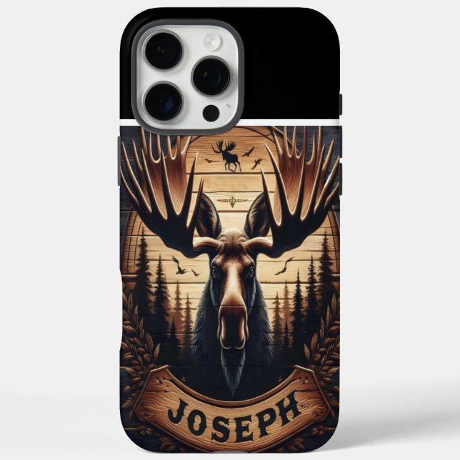 Coques Case-Mate iPhone Portrait D'Oie Avec Nom (Verso)