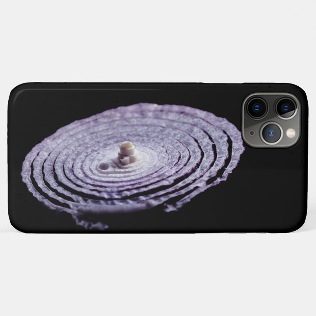 Coques Case-Mate iPhone Portrait d'oignon rouge (Dos (Horizontal))