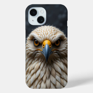 Coque Pour iPhone 15 Portrait d'oiseaux feuillés