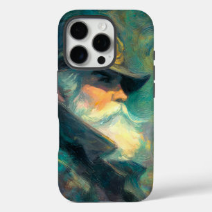 Coques iPhone 16 Pro Portrait d'un vieil homme hivernal vintage