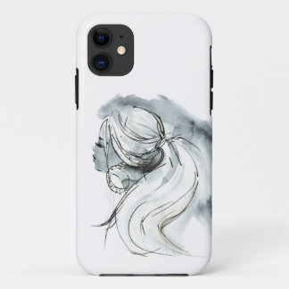 Case-Mate iPhone Case Portrait féminin en aquarelle,