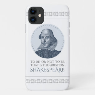 Case-Mate iPhone Case Portrait Shakespeare avec à être ou à ne pas être
